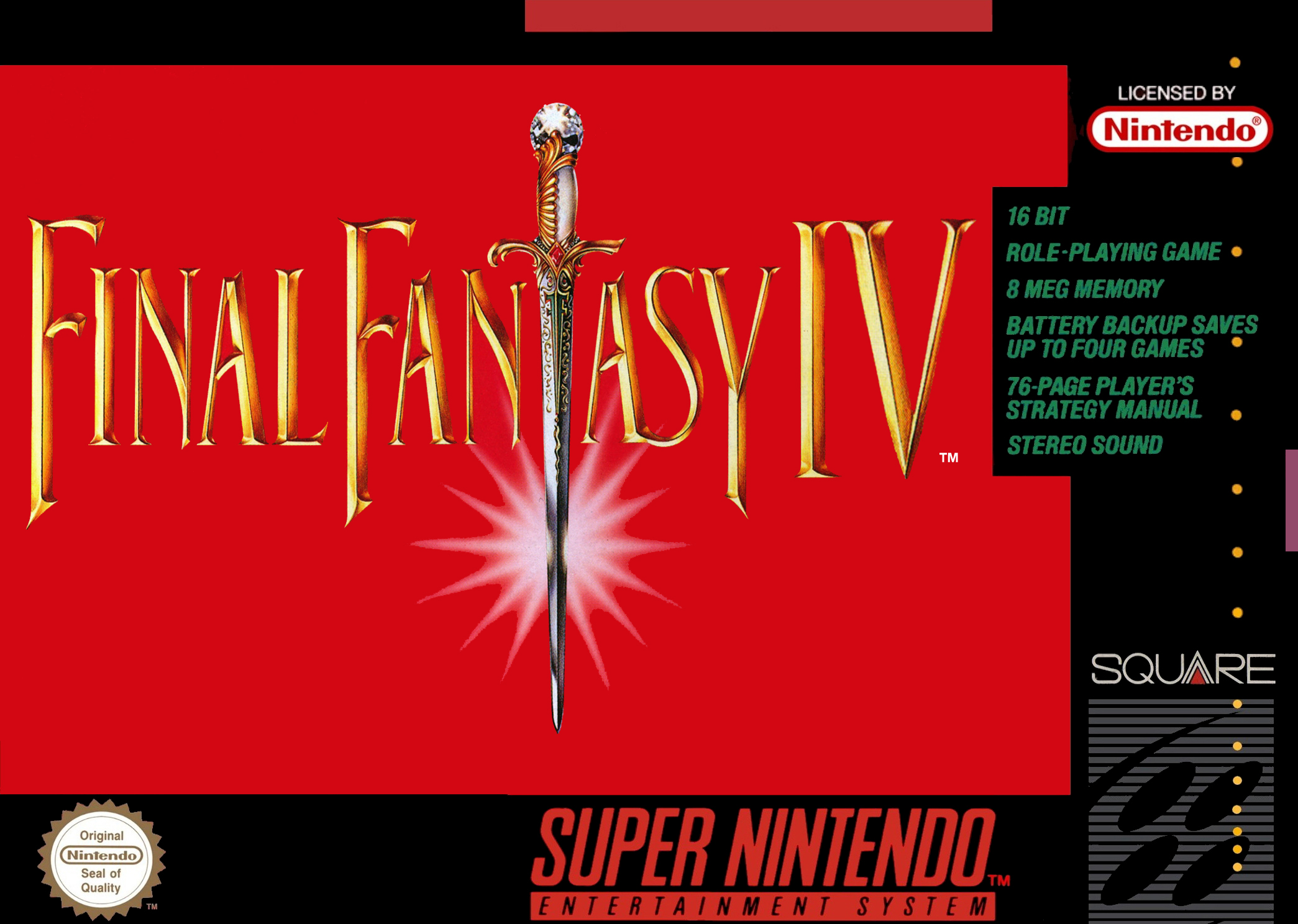 Final Fantasy IV Namingway Edition (updated to Version 1.98b)